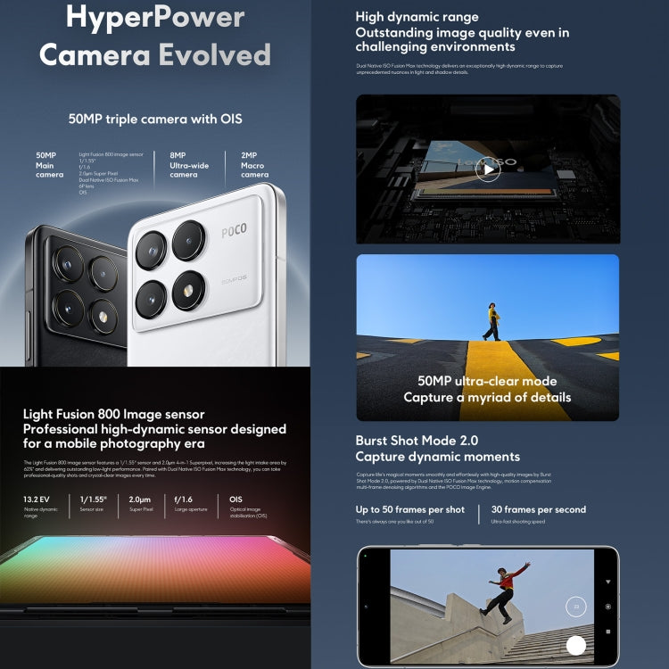 Xiaomi POCO F6 Pro Global, 12GB+256GB, In-screen Fingerprint, 6.67 inch Xiaomi HyperOS Snapdragon 8 Gen 2 Octa Core 3.19GHz, NFC, Network: 5G, 12GB+256GB Xiaomi POCO F6 Pro Global, 12GB+256GB, In-screen Fingerprint, 6.67 inch Xiaomi HyperOS Snapdragon 8 Gen 2 Octa Core 3.19GHz, NFC, Network: 5G, 12GB+256GB